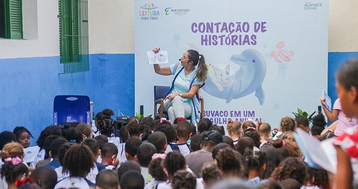 Projeto incentiva leitura para crianças em vulnerabilidade social
